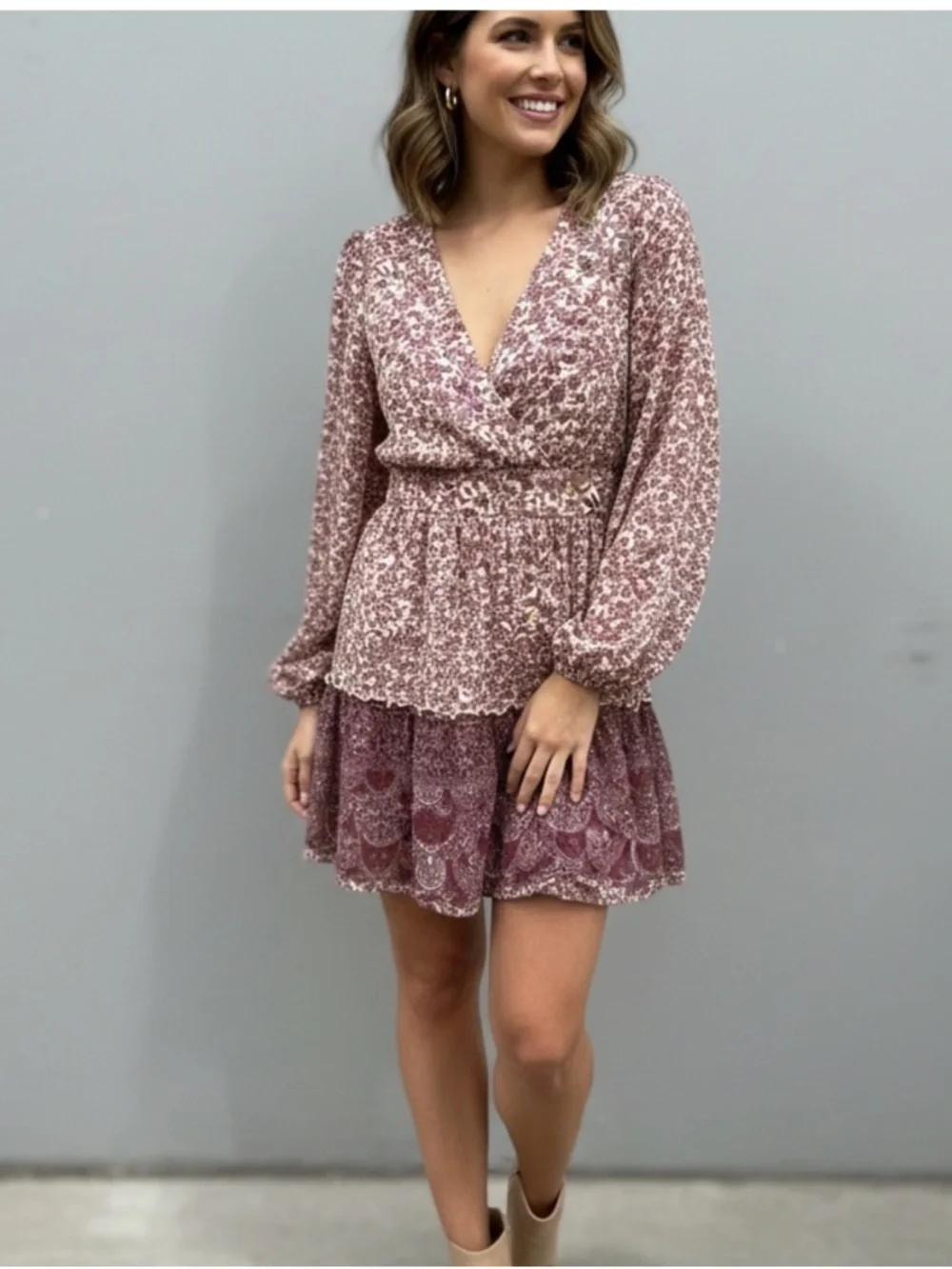 Japna Floral Tiered Dress - Picture 5 of 10